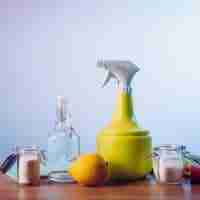 borax and lemon juice to clean porcelain sink