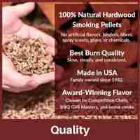 Quality of the pellets