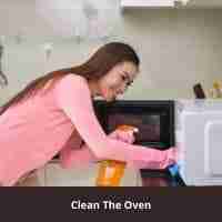 clean the oven