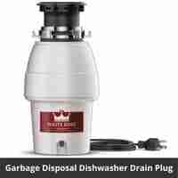 garbage disposal dishwasher drain plug