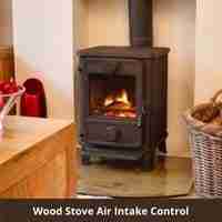 wood stove air intake control