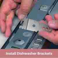 Install Dishwasher Brackets