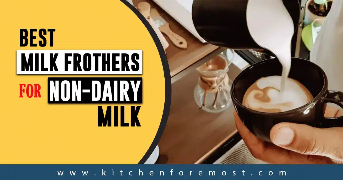 Best milk frothers for non dairy milk