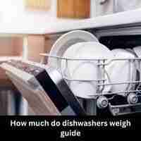 How much do dishwashers weigh 2023 guide