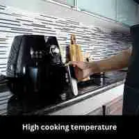 Air fryer high cooking temperature