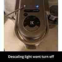 Descaling light wont turn off 2023