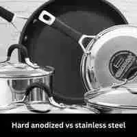 Hard anodized vs stainless steel 2023