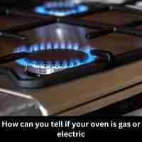 How can you tell if your oven is gas or electric 2023
