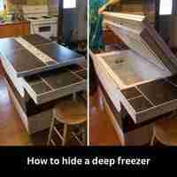 How to hide a deep freezer 2023 guide