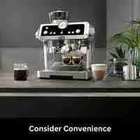 Consider Convenience while placing coffee maker in the kitchen