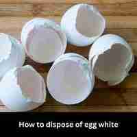 How to dispose of egg white 2023